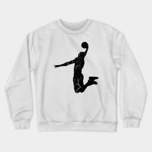 Basket Ball Player Crewneck Sweatshirt